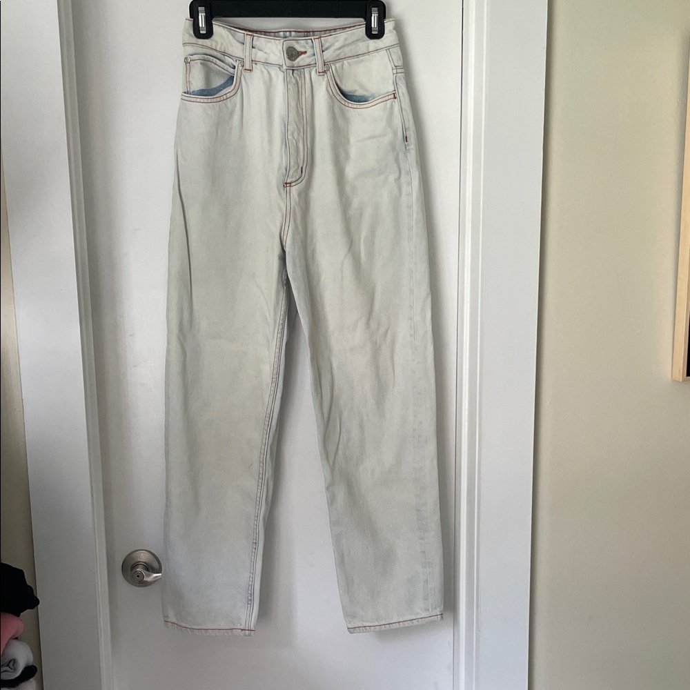 Sandro Women's Light Straight Leg Jeans